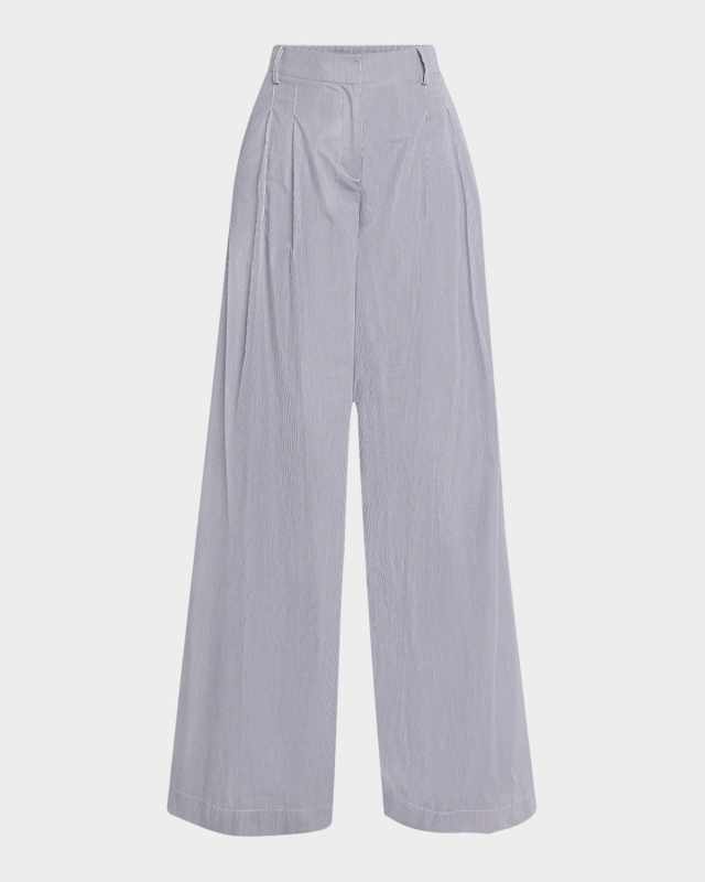 New Didi Striped Wide-Leg Pants